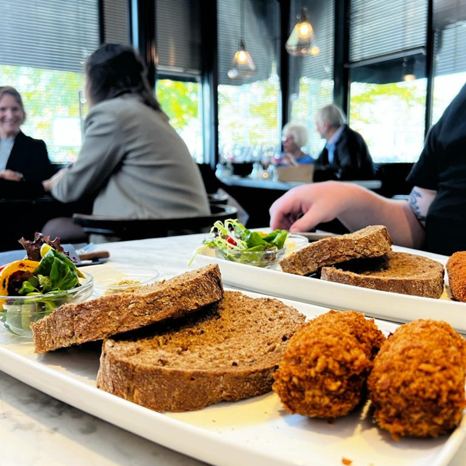 Lunchen in het Van der Werffpark